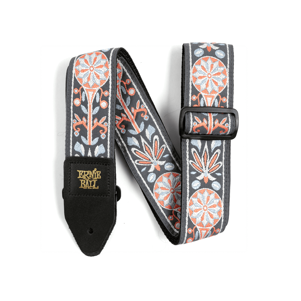 Ernie Ball P04634 Jacquard Strap | Tangerine Nightmist