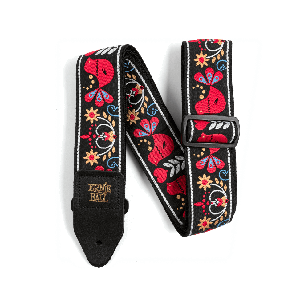 Ernie Ball P04667 Jacquard Strap | Redbird Rising