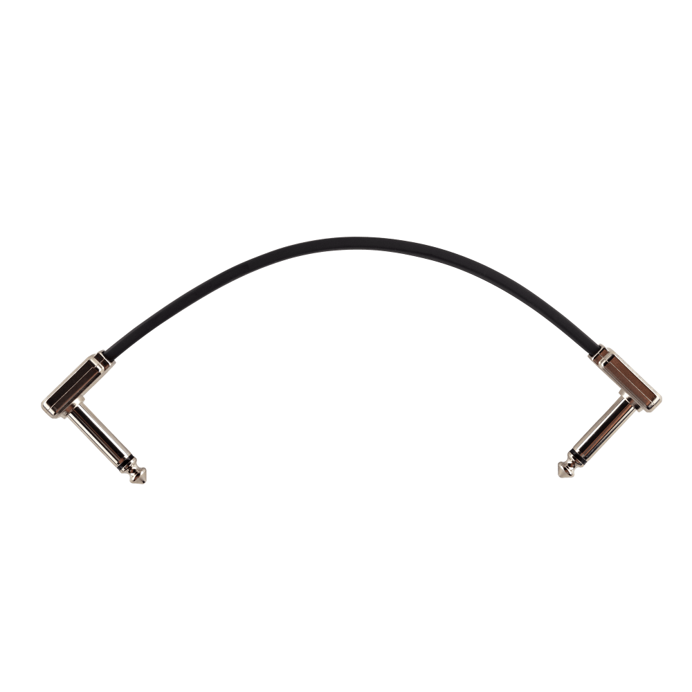 Ernie Ball P06226 6" Single Flat Ribbon Patch Cable - Black