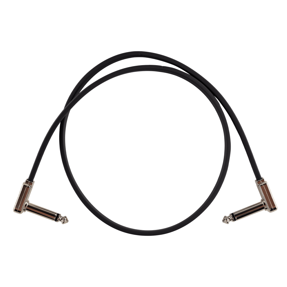 Ernie Ball P06228 24" Single Flat Ribbon Patch Cable - Black