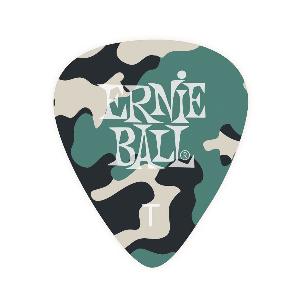 Ernie Ball P09221 Camoflage Cellulose Thin Bag of 12