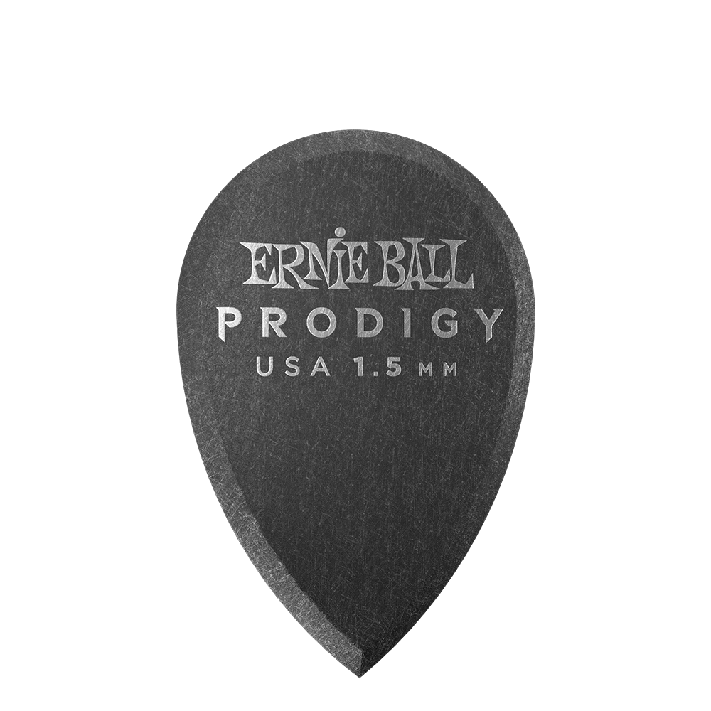 Ernie Ball P093301.5mm Black Teardrop Prodigy Picks 6-Pack