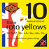 Rotosound R10-8 Roto Yellows Regular Gauge Electric Guitar String Set | 10-74 | 8-String