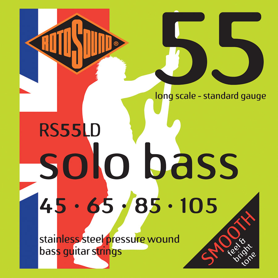 Rotosound RS55LD Solo Bass Standard Gauge Bass String Set | 45-105