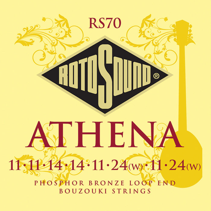 Rotosound RS70 Bouzouki 8 String Phosphor Bronze Set | Loop End