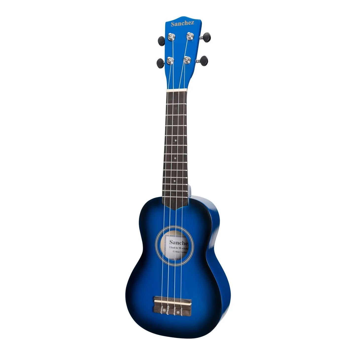 Sanchez Colourburst Series | Soprano Ukulele | Dark Blueburst