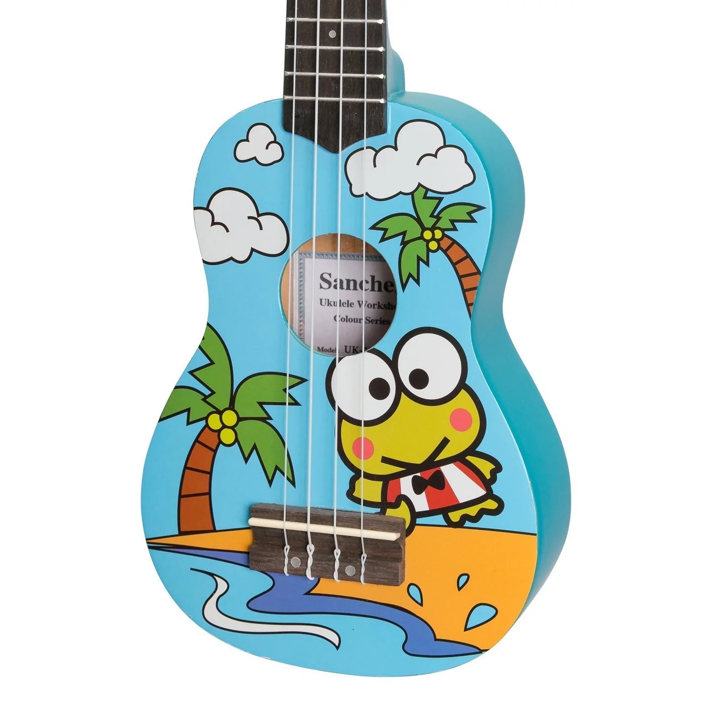 Sanchez Friendly Folk | Soprano Ukulele | Blue/Frog