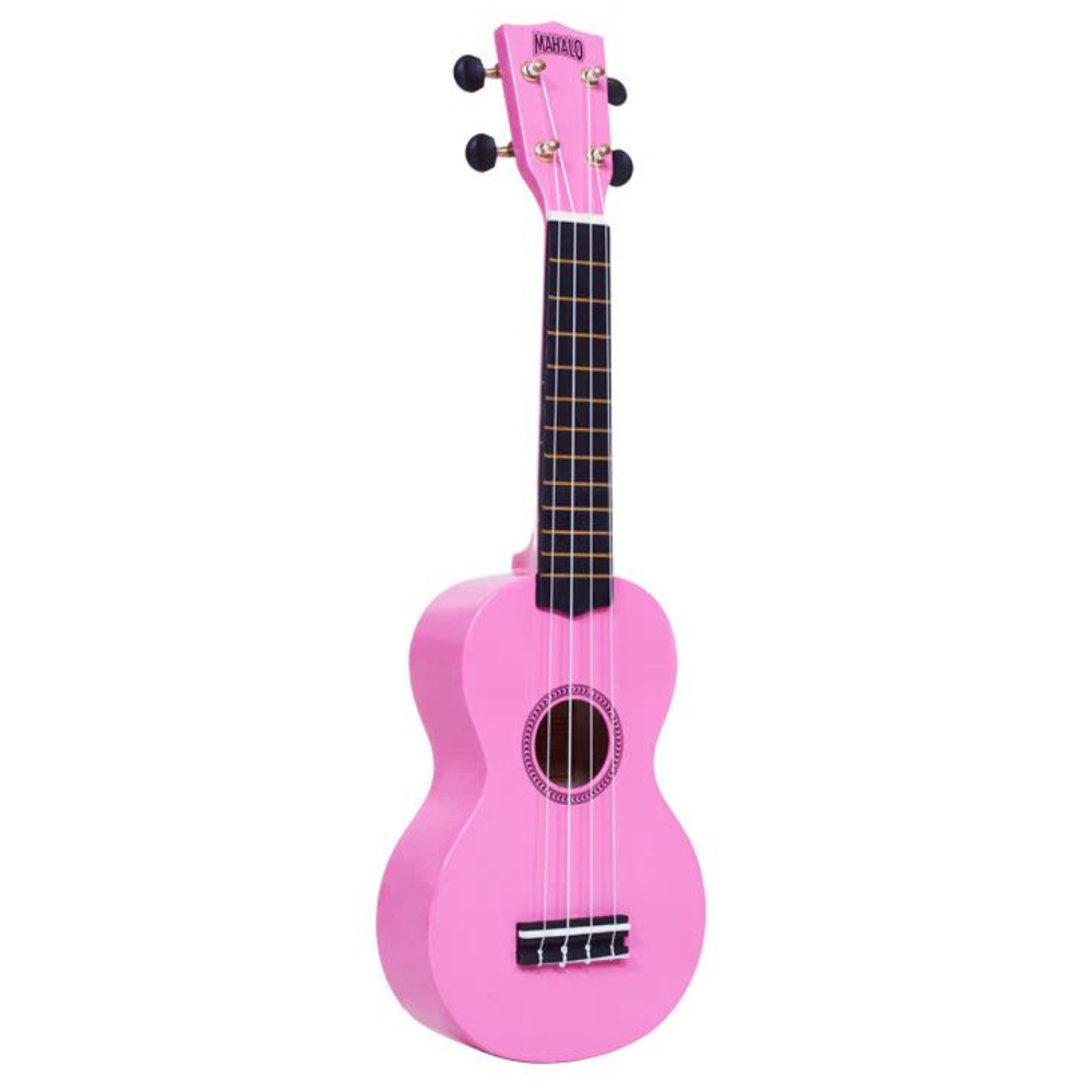 Mahalo Rainbow Series | Soprano Ukulele | Gloss Pink