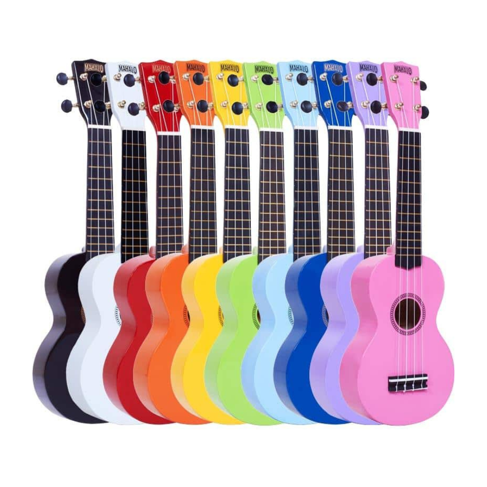 Mahalo Rainbow Series | Soprano Ukulele | Gloss Yellow