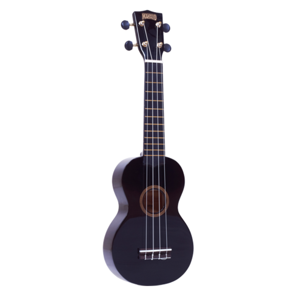 Mahalo Rainbow Series | Soprano Ukulele | Gloss Black