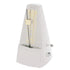 Hemingway Pyramid Style Mechanical Metronome with Bell | White