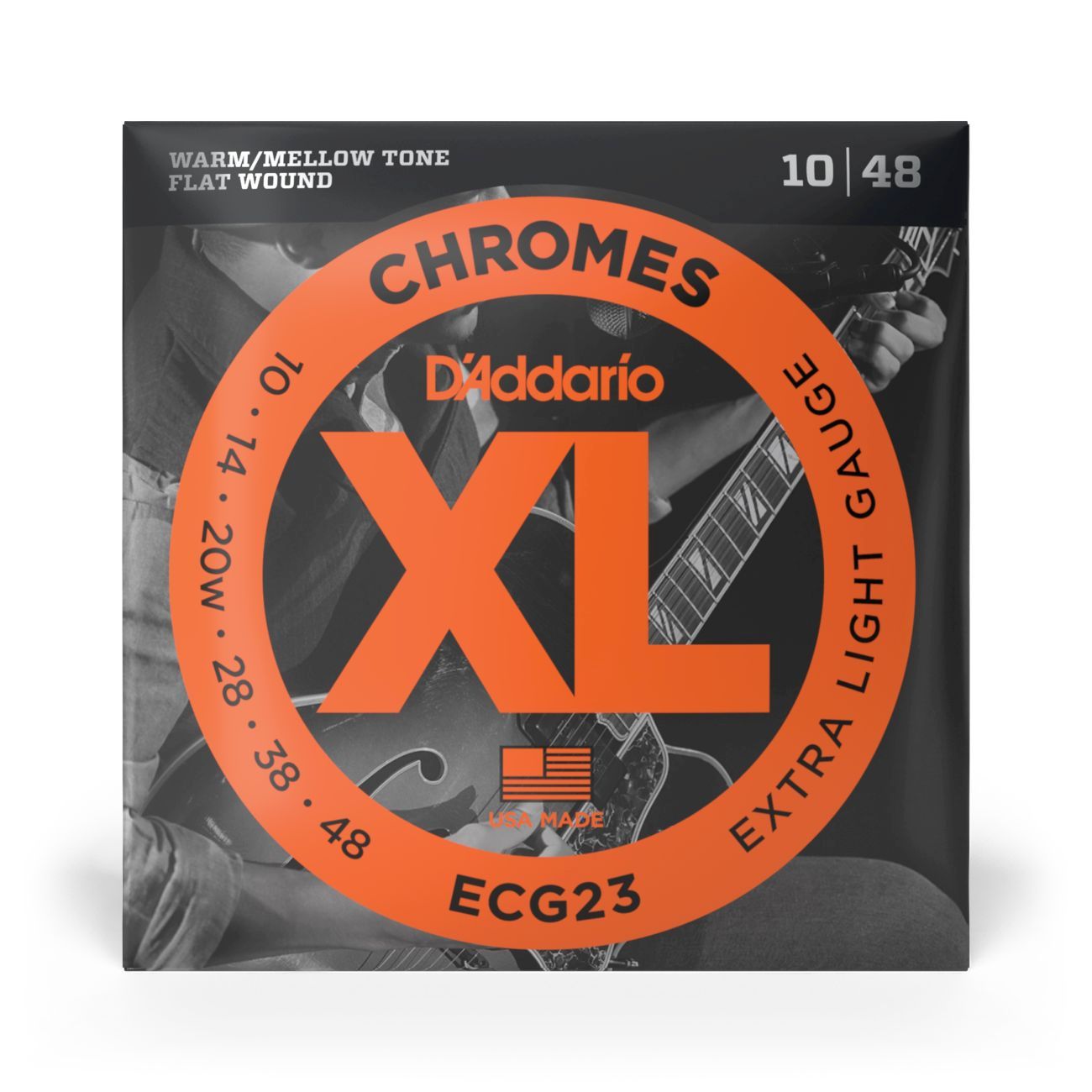 D'Addario ECG23 | Chromes Electric Guitar Strings 10-48 Extra Light Gauge