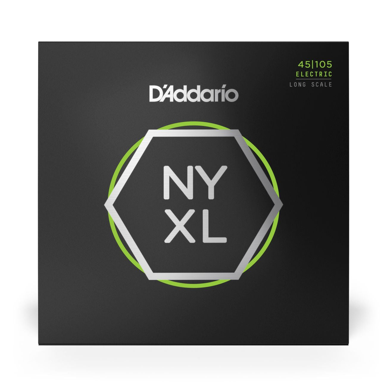 D'Addario NYXL45105 | NYXL Nickel Wound Bass Strings 45-105 Gauge | Light Top/Medium Bottom