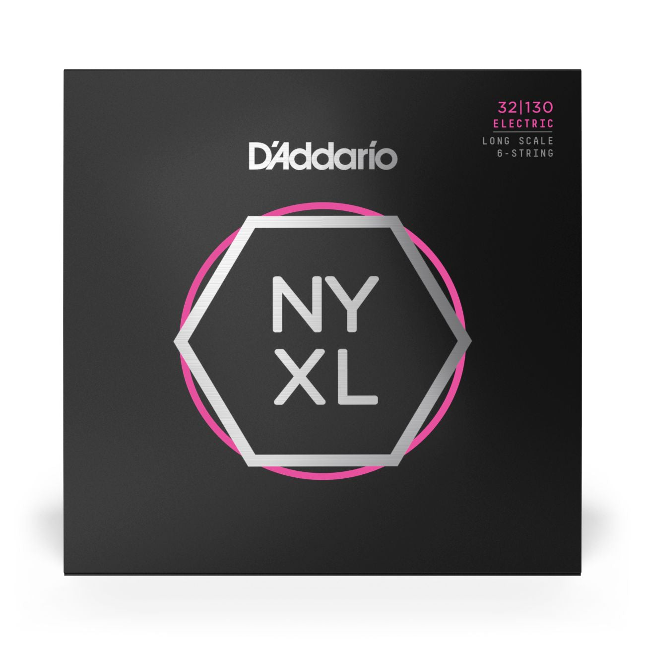 D'Addario NYXL32130 | NYXL Nickel Wound Bass Strings 32-130 Gauge | Regular Light | 6-String