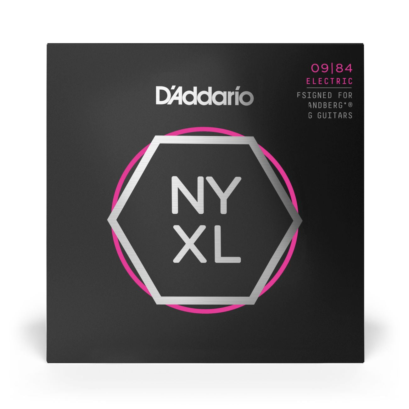 D'Addario NYXL0984SB | NYXL Nickel Wound Electric Guitar Strings 9-84 Gauge | Strandberg 8-String