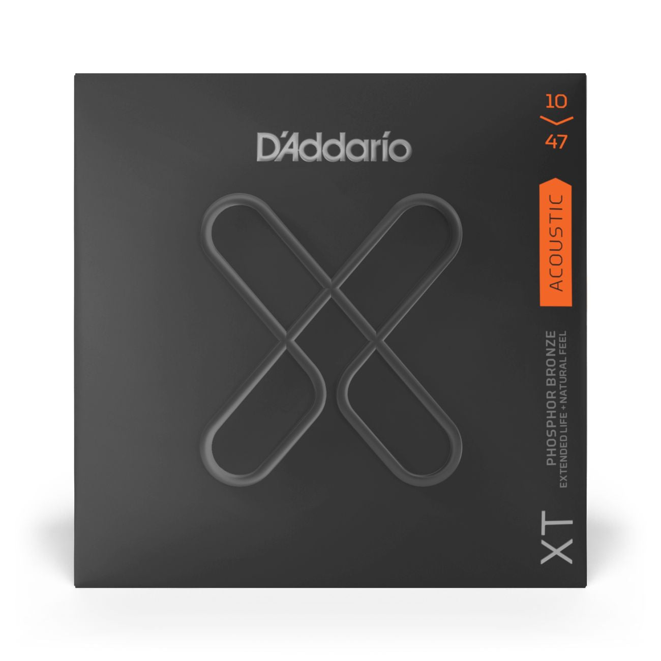 D'Addario XTAPB1047 | XT Phosphor Bronze Acoustic Guitar Strings 10-47 Gauge | Extra Light