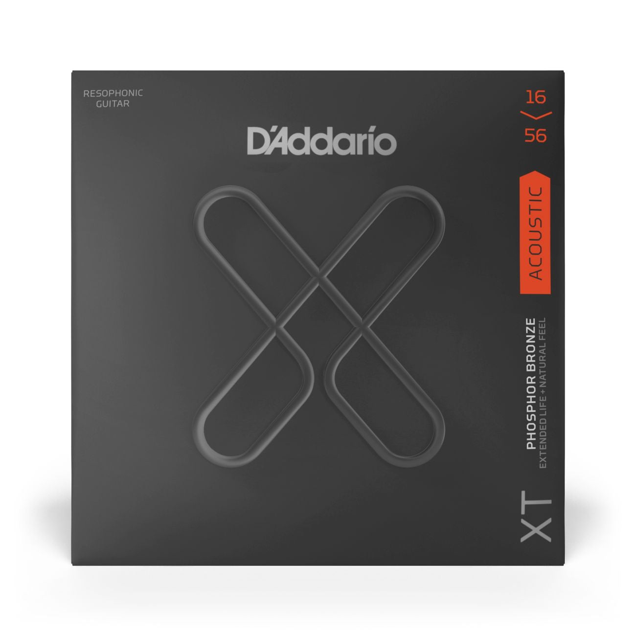 D'Addario XTAPB1656 | XT Phosphor Bronze Resophonic Guitar Strings 16-56 Gauge | Medium