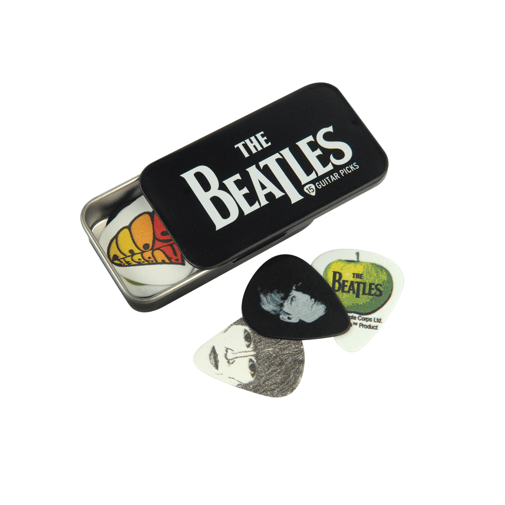 The Beatles Guitar Pick Tin Logo | Medium .70mm | 15 Picks